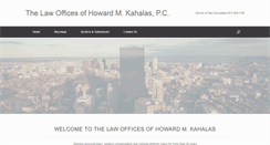 Desktop Screenshot of kahalaslaw.com