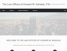 Tablet Screenshot of kahalaslaw.com